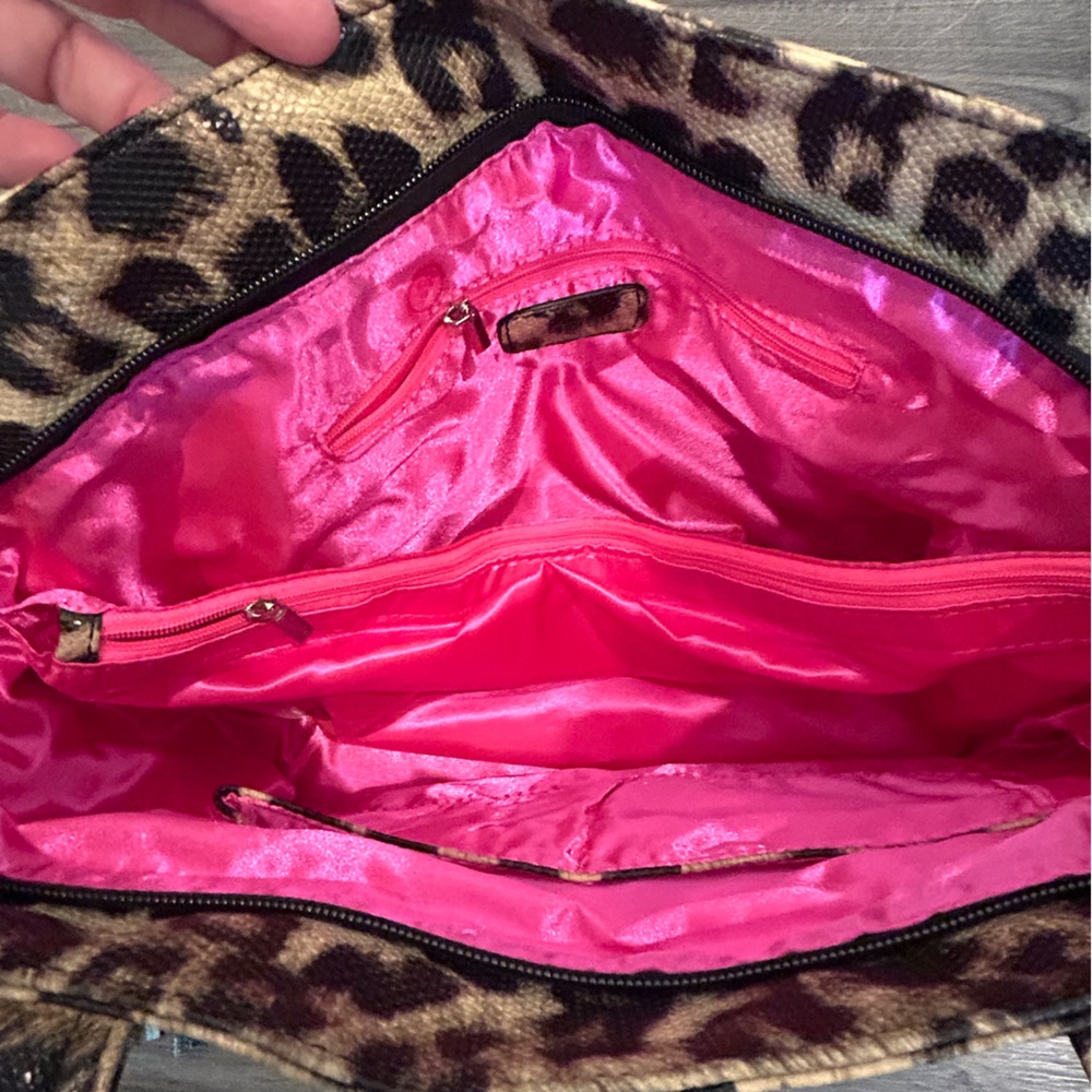 Imoshion Leopard Print Crossbody Bag with Studs designed by Kandee Johnson - Picture 5 of 6
